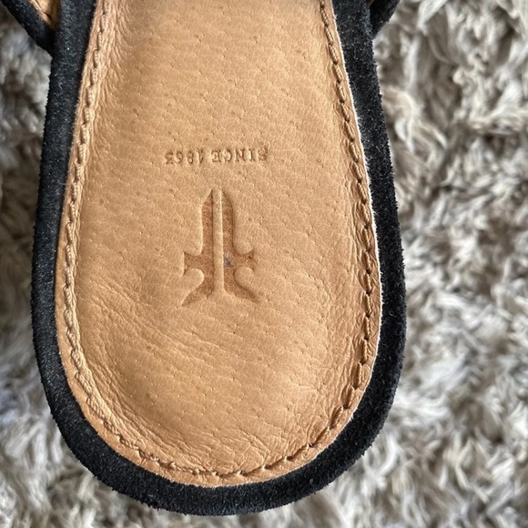 Frye Blake Sedona Black Open Toe Mules - Picture 4 of 8